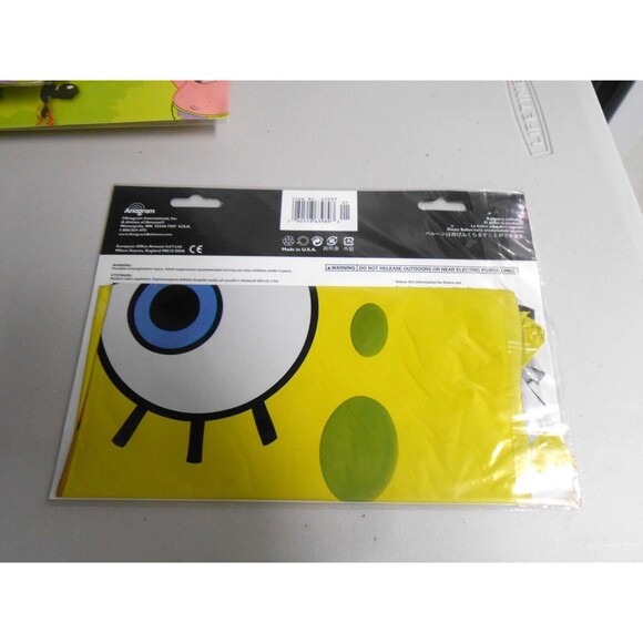 Sponge Bob Square Pants Birthday Party Super Shape Full Size Jambo Balloon - Picture 4 of 10